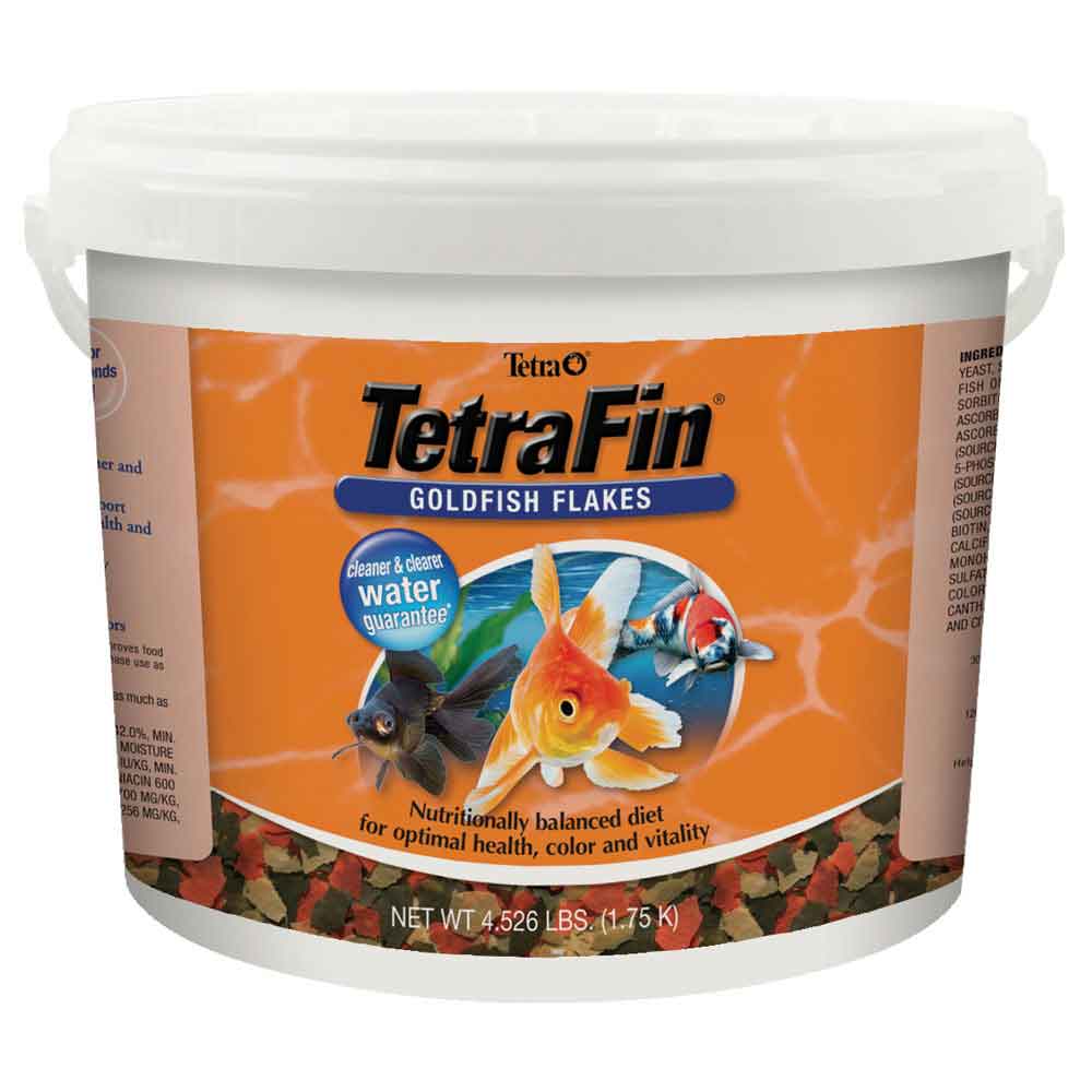 Tetra TetraMin Balanced Diet Tropical Fish Food Flakes, 4.52 lb 