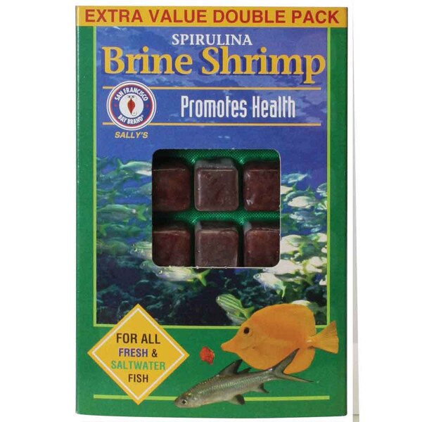 Spirulina Brine Shrimp Cubes 7 oz. Frozen