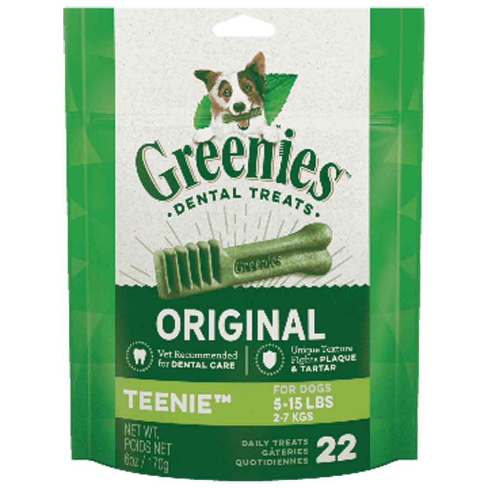 Greenies Dental Chews Teenie 6 oz. 22 pk
