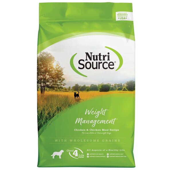 Nutrisource Weight Management Chicken & Rice 5 lb.
