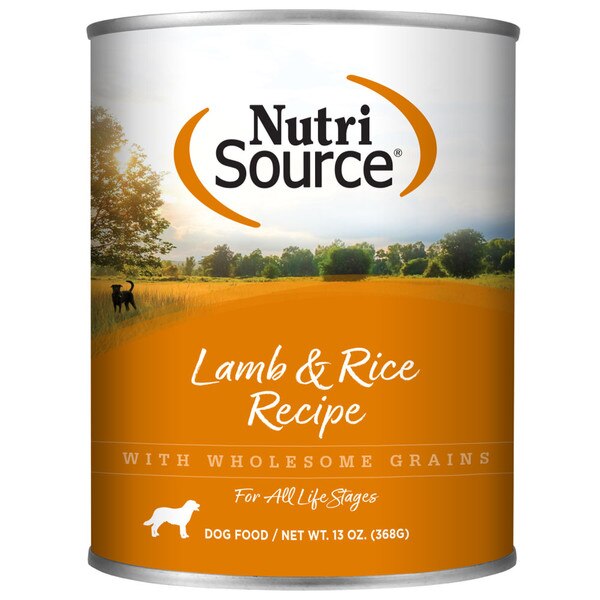 Nutrisource Canned Dog FoodLamb & Rice13oz.