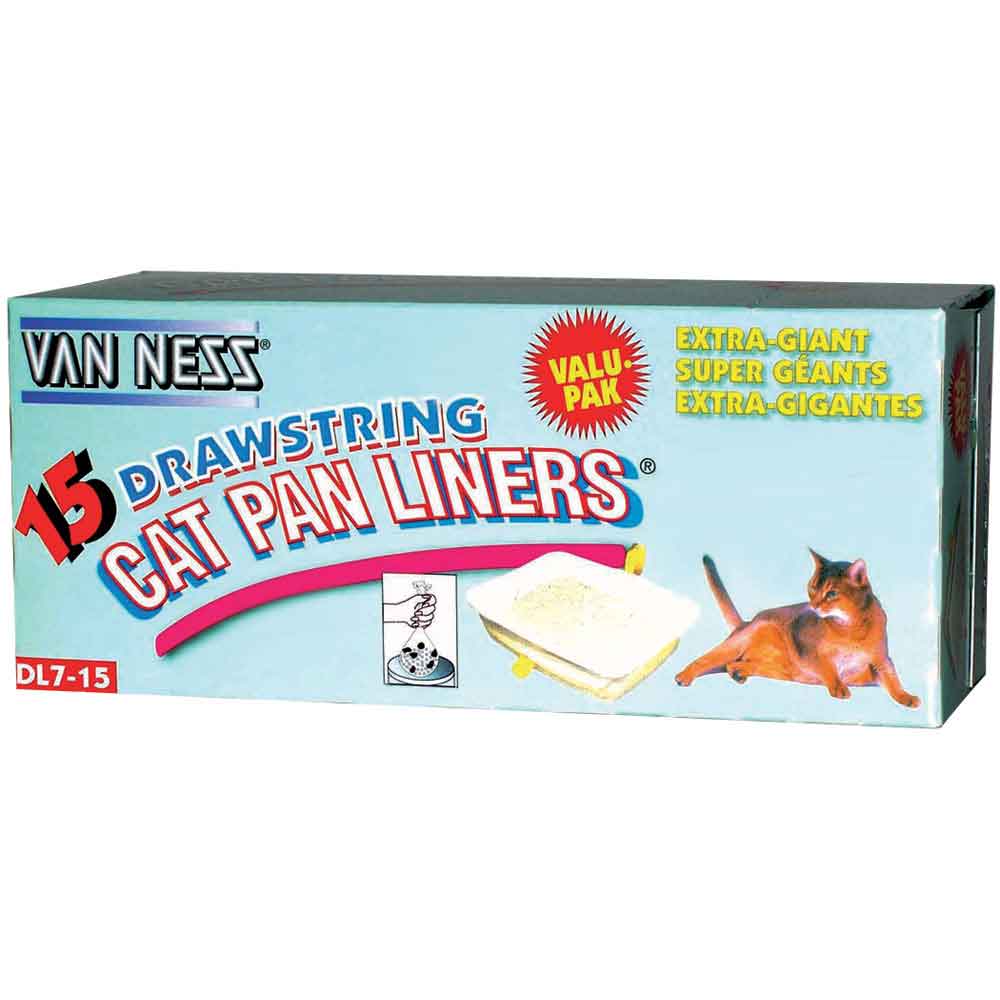 Drawstring Cat Pan Liners Extra Giant 36 in 15 pk