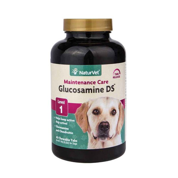 NaturVet Glucosamine DS Tablets for Dogs and Cats - 60 ct.