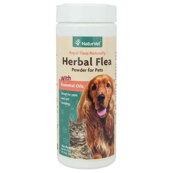 Herbal Flea Powder for Dogs and Cats 4 oz.