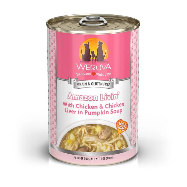 Weruva Canned Dog Food Amazon Liver 14 oz.