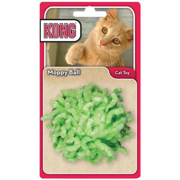 kong moppy ball cat toy