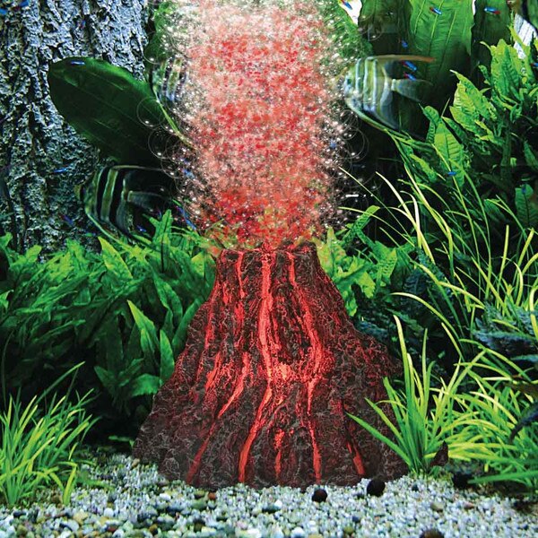 h2show kit volcano bubble maker red led light pond uv light parts