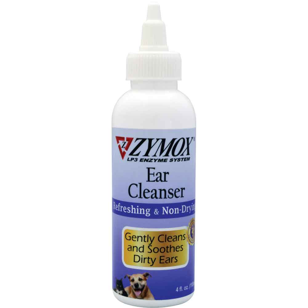 Zymox Otic Ear Cleanser Hydrocortisone Free, 4 oz. Bottle