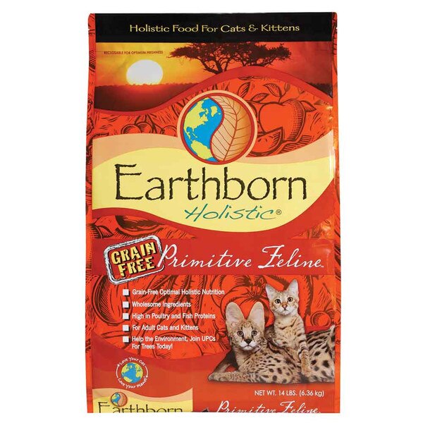 Earthborn Feline Primitive Cat Food 14 lb.