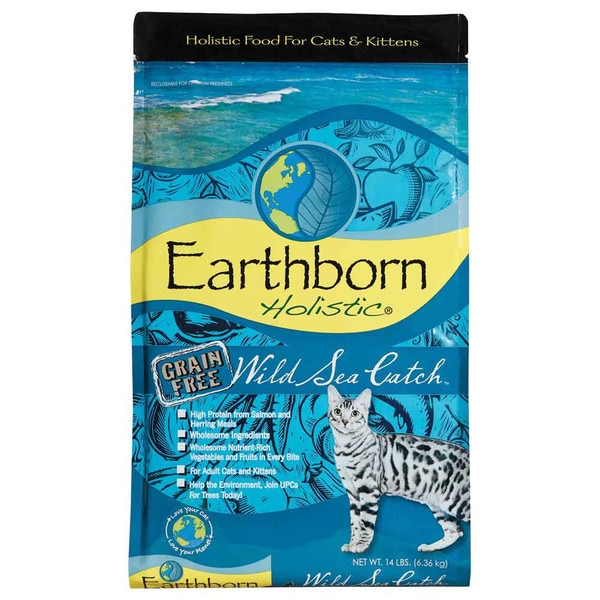 Earthborn Wild Sea Catch Cat Food 14 lb.