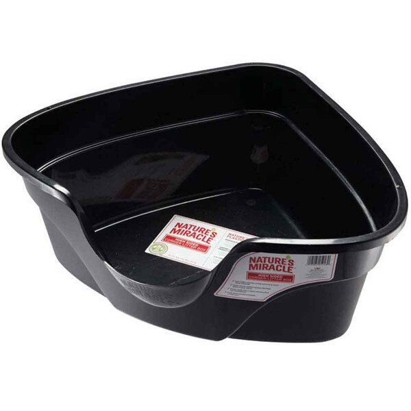 Nature's Miracle Advanced High Sided Corner Litter Box