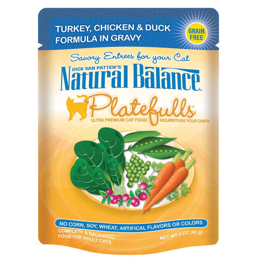 NB Platefulls Turkey/Chicken/Duck Wet Cat Food 3oz