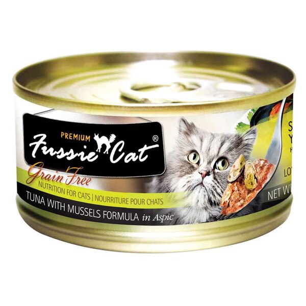 Fussie Cat Premium Tuna and Mussels Cat Food 2.82 oz.