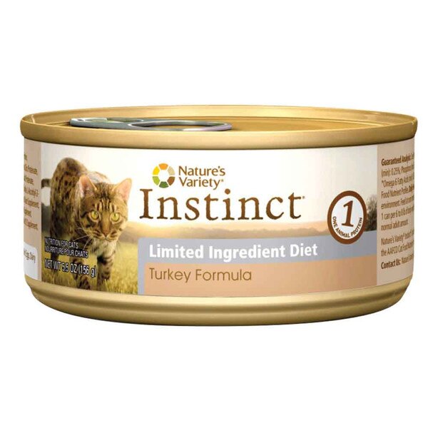 Natures Variety Instinct LID Turkey Cat Food 5.5 oz.