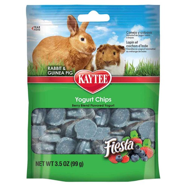 Kaytee Yogurt Chips for Guinea Pigs Berry 3.5 oz.