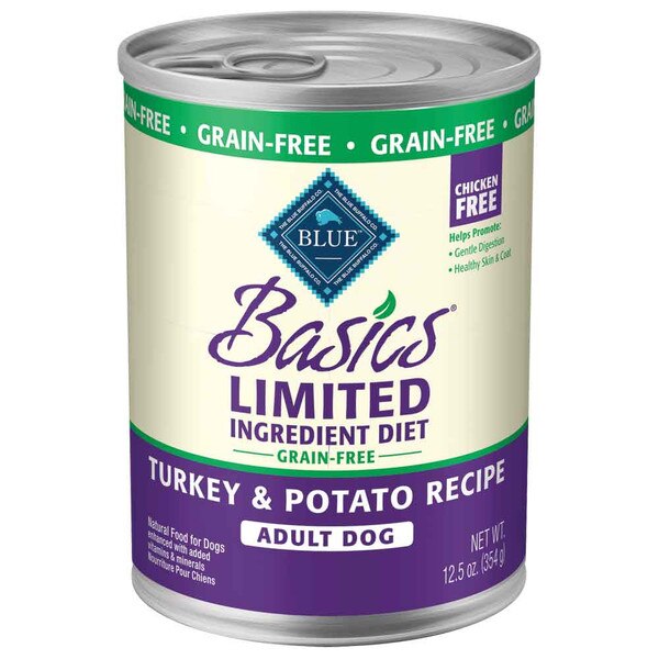 Basics LID Canned Dog Food Turkey 12.5oz.