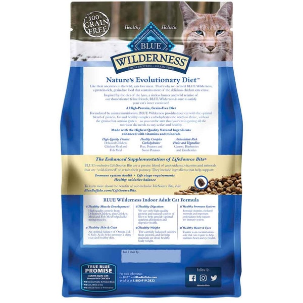 Blue Buffalo Wilderness Indoor Cat Food - 5 lb. | ThatPetPlace.com