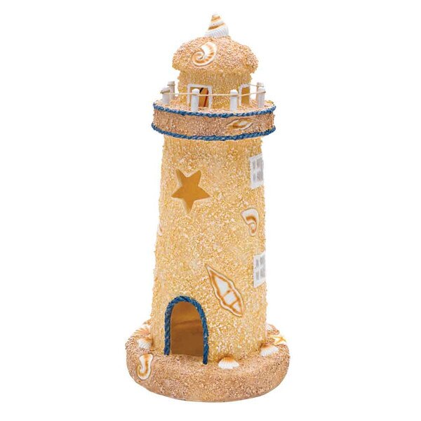 Deco Replicas Aquarium OrnamentLighthouse8.75 in