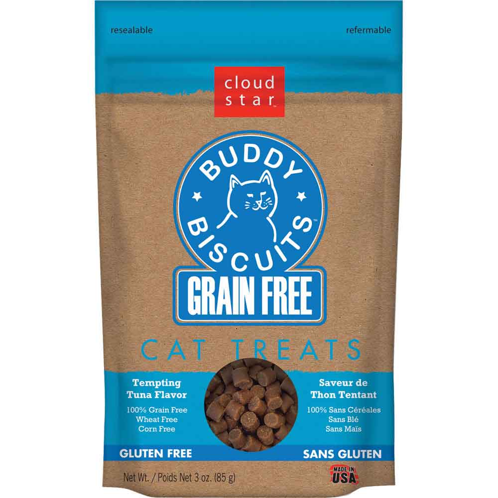 Buddy Biscuits Grain Free Cat Treats Tuna 3 oz.