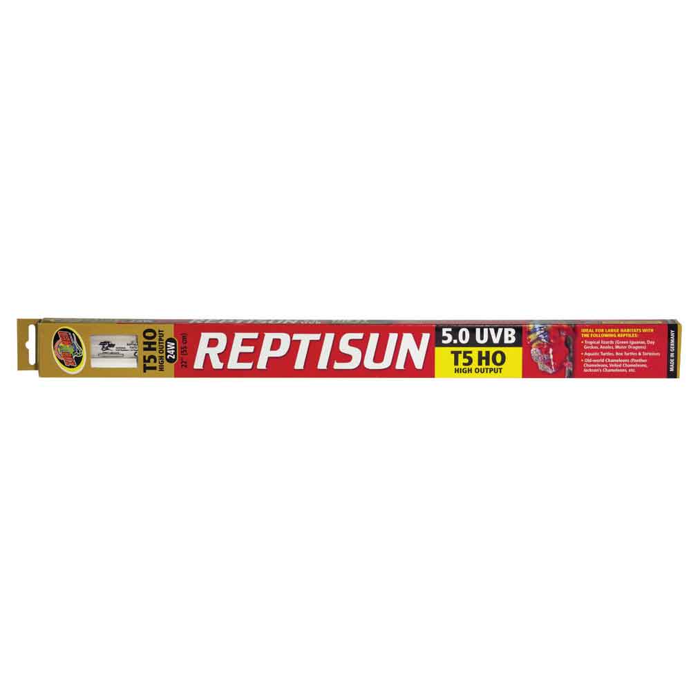 爬虫類REPTISUN 5.0 UVB UVランプ 約90cm Zoo Med - ReptiSun T5 HO 5.0 UVB Lamp 22in | thatpetplace.com