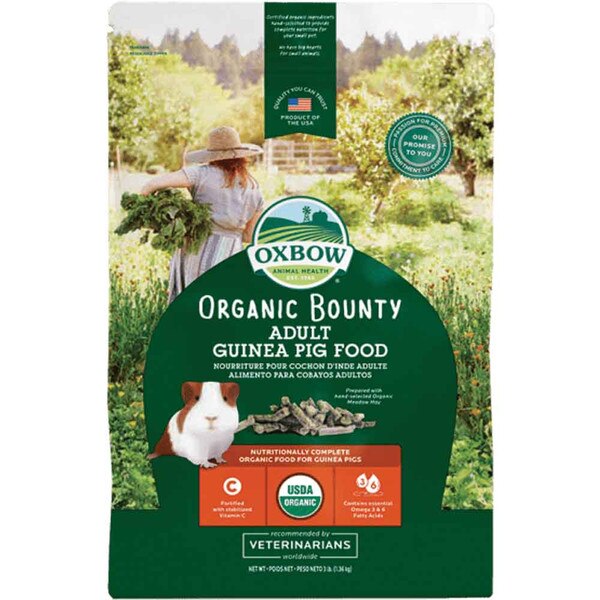 Oxbow Organic Guinea Pig Food - 3 lb. | That Pet Place