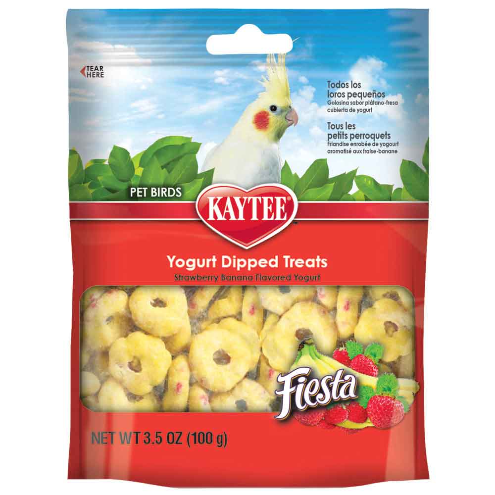Kaytee Fiesta Yogurt Chips for Tiels Strawberry/Banana 3.5oz