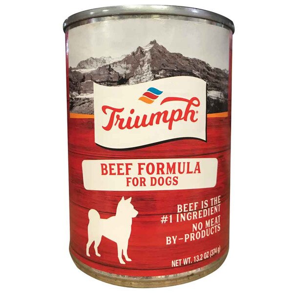 Triumph Canned Dog Food Beef 13 oz.