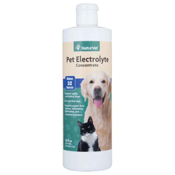 NaturVet Pet Electrolytes for Dog & Cat 16 oz.