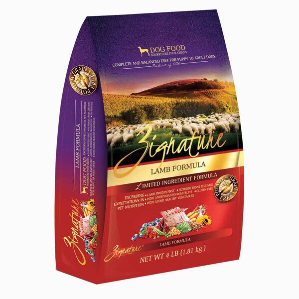 Zignature Dog Food Lamb 4 lb.