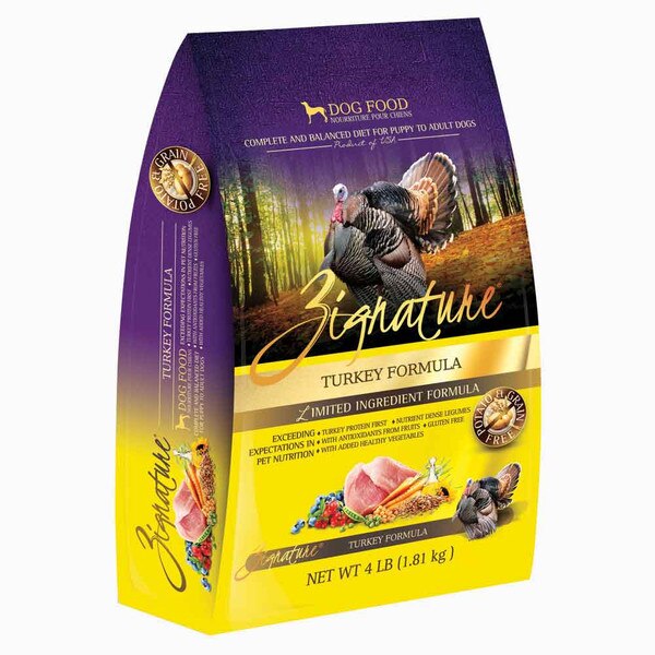 Zignature Dog Food Turkey 4 lb.