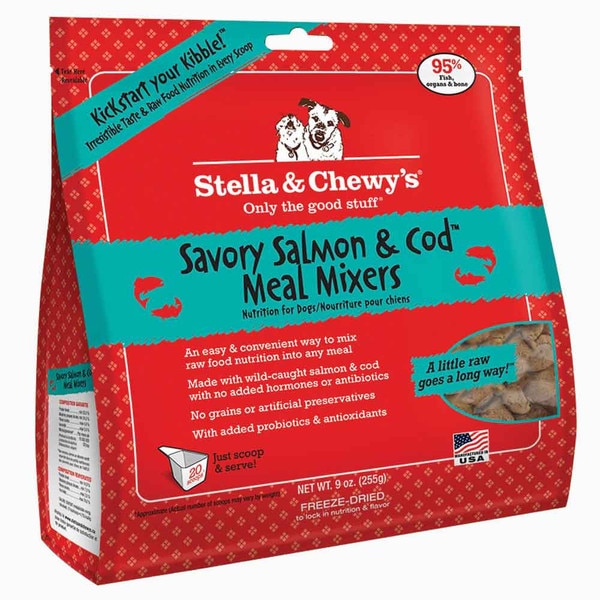 Stella&Chewy's FD Mixers for DogsSalmon&Cod 9 oz
