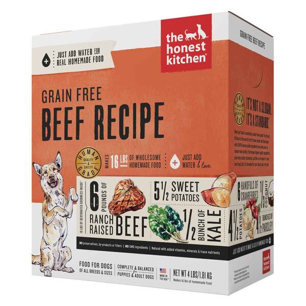 dog honest kitchen dehydrated beef lb thatpetplace
