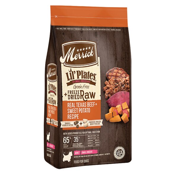 Merrick Dog Food Lil Plates Dry GF Small Breed Beef & Sweet Pot