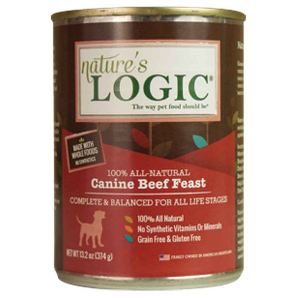 Nature's Logic Beef Dog Food 13.2oz Can