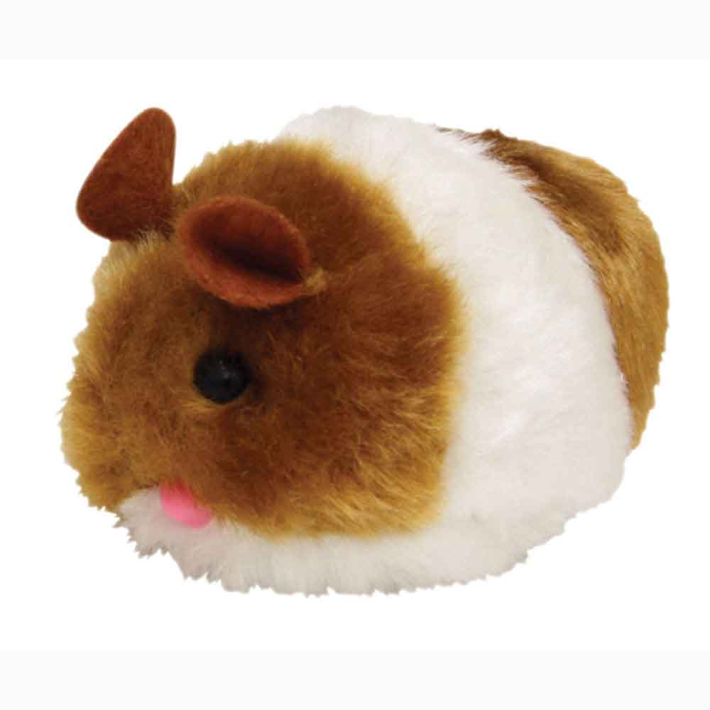 vibrating hamster toy Cute Hamster Electronic Plush Ball Pig Music Vibration Plush Balls Squeaky  Toys Interactive Bouncing Jump Pet main image 0