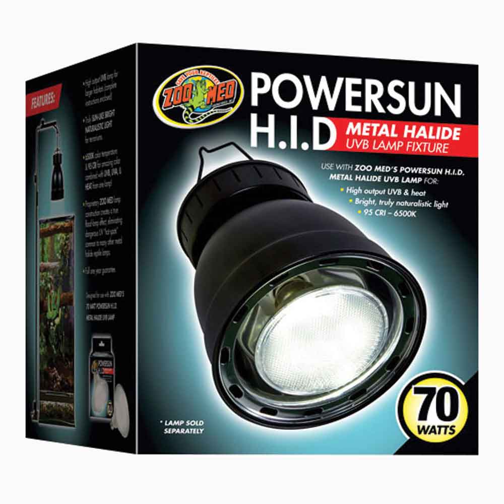 Zoo Med - PowerSun HID Metal Halide Fixure 70W | thatpetplace.com