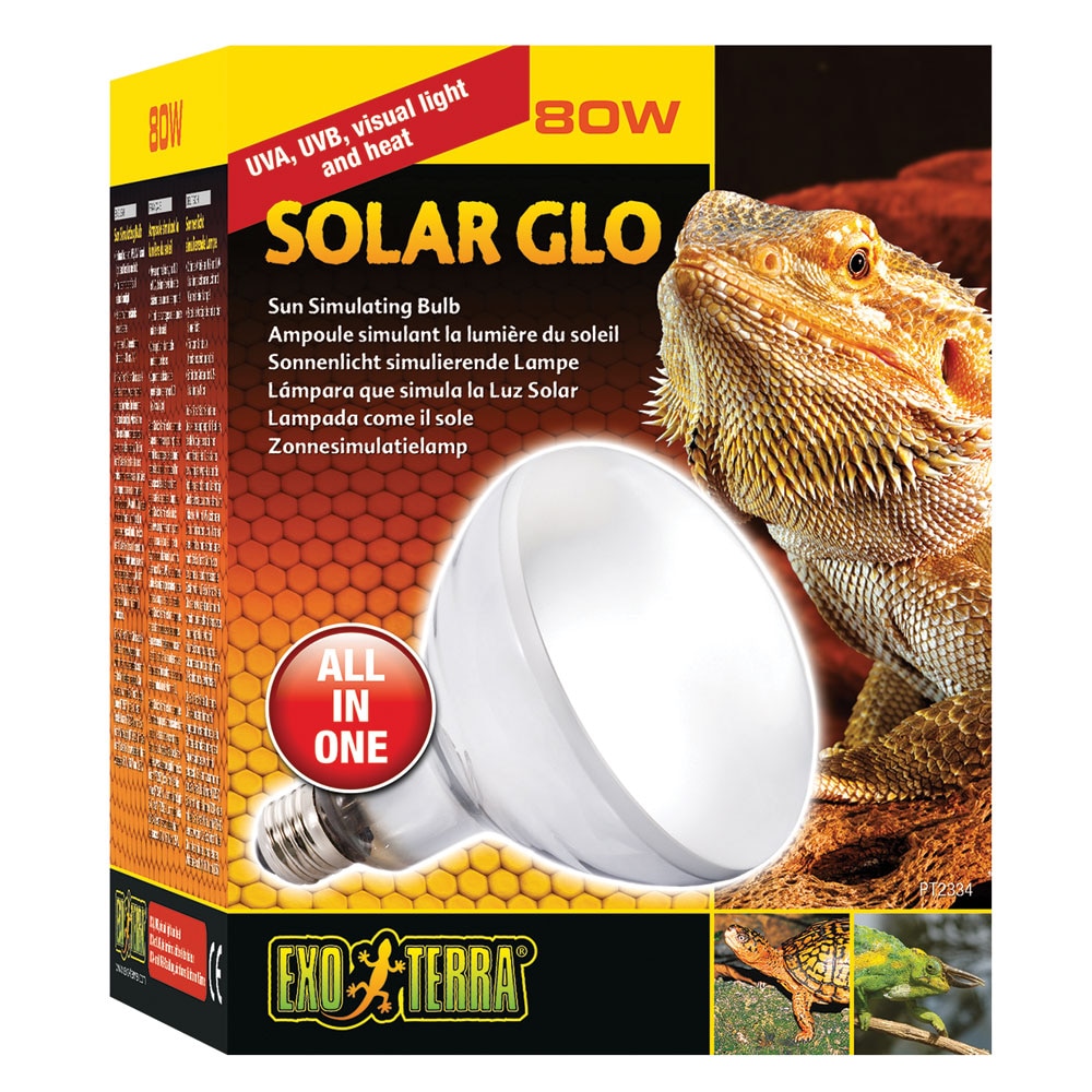 SOLAR GLO UVランプ 80W Exo Terra - Solar-Glo Mercury Vapor Lamp 80W | thatpetplace.com