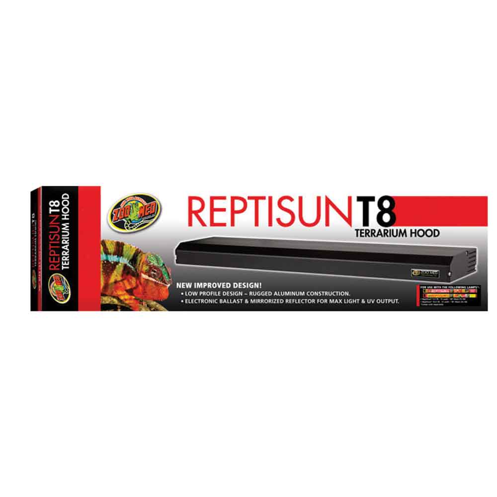 Zoo Med - ReptiSun T8 Terrarium Hood 48in | thatpetplace.com