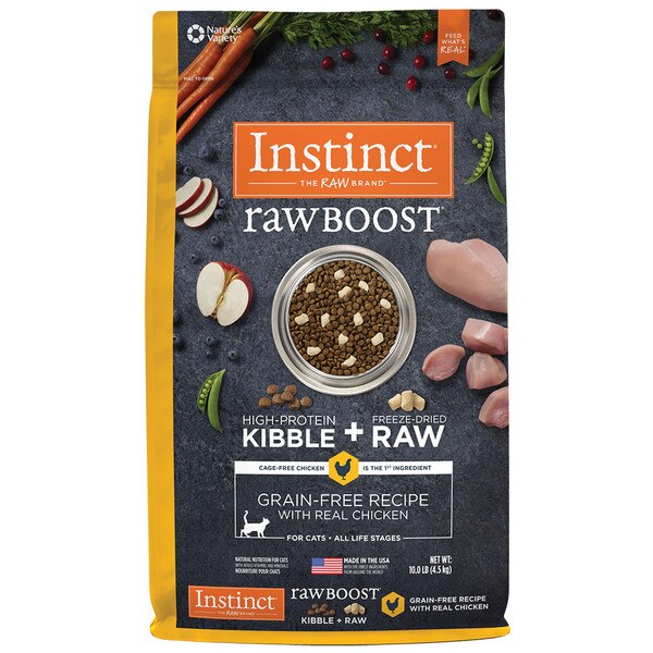 NV Instinct Raw Boost Cat Food Chicken 10 lb