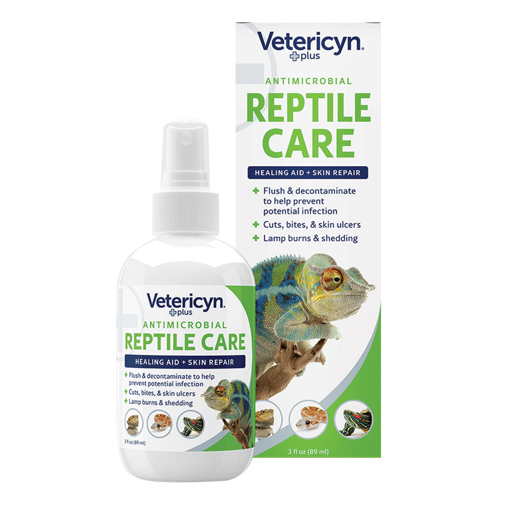 Vetericyn Plus Reptile Wound Care Spray - 3oz Skin Repair For Scale Rot, Burns & Shedding Issues