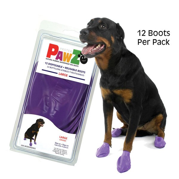 dog pawz purple boots thatpetplace