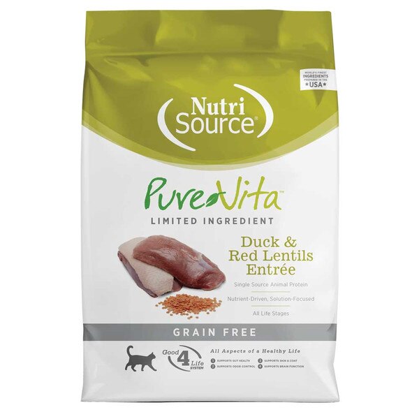 Pure Vita Duck and Red Lentil Cat 6.6 lb