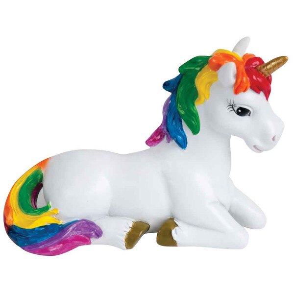 Penn Plax Aquarium Ornament Sitting Unicorn