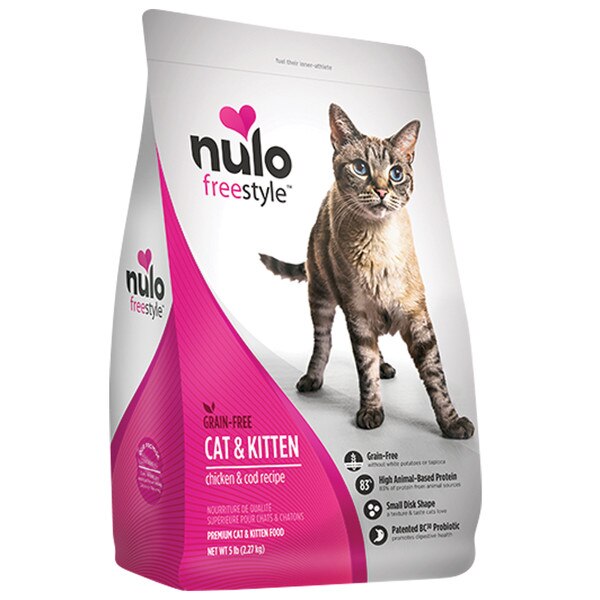 Nulo Freestyle Cat & Kitten Food - Chicken & Cod - 5 lb