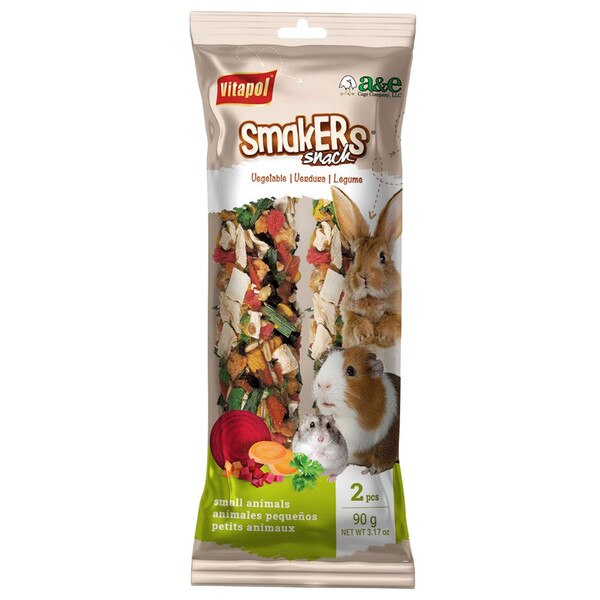 Smakers Small Animal Treat Sticks Vegetable 2pk