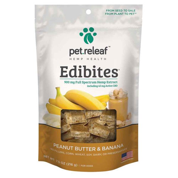 Pet Releaf - Edibites - PB and Banana - Regular Size - 7 ...