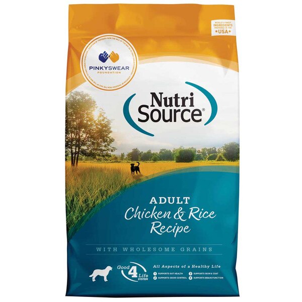 Nutrisource Dog Food - Chicken & Rice - Bonus Bag - 33 lb