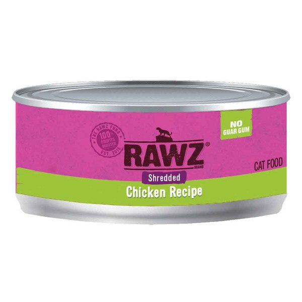 Rawz Cat Food Chicken Shredded 3 oz