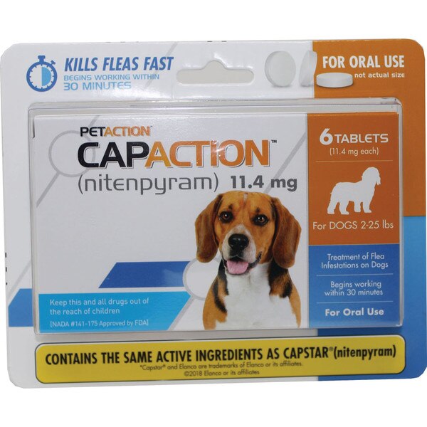 CapAction Dog Flea Control Over 25lb