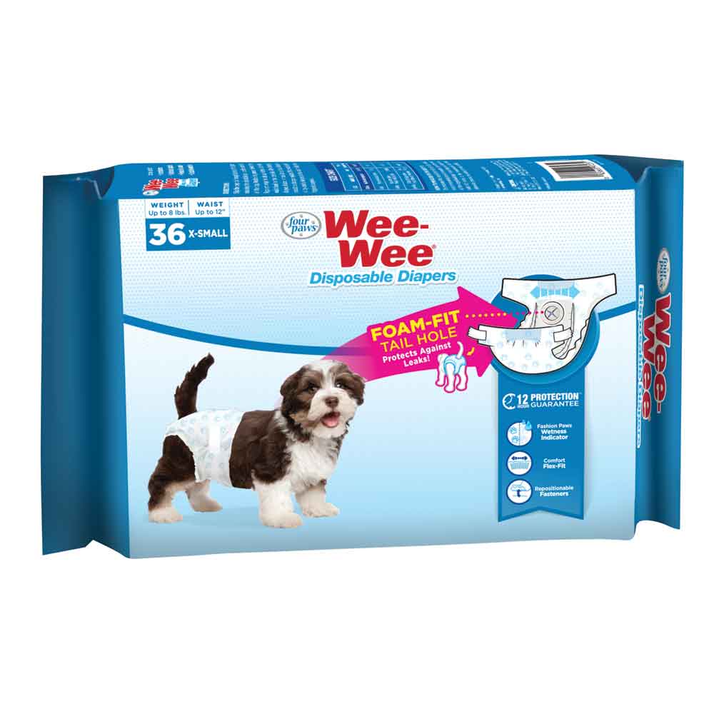 WeeWee Disposable Diapers XS 36 pk